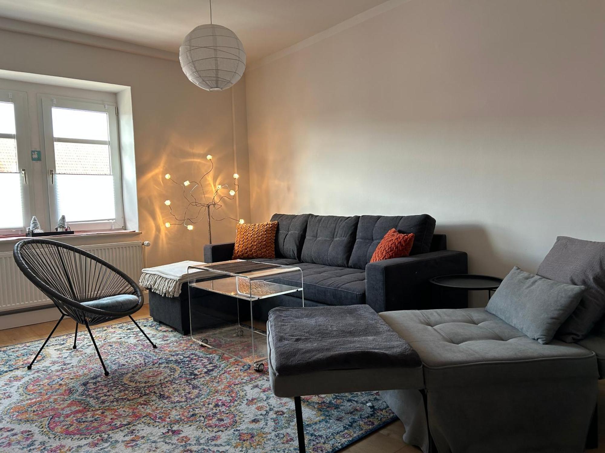 Schoene Neue 4 Zimmer Wohnung Mit Sued-Balkon Bis 8 Personen Naumburg  Zewnętrze zdjęcie